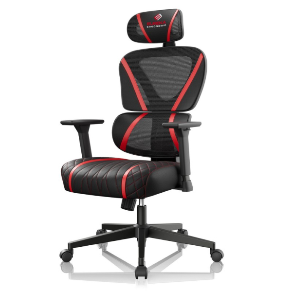 Купить Компьютерное кресло (для геймеров) Eureka Norn, красный